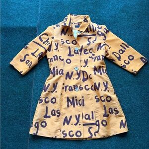 Victor Tung Couture Jacket with Lettering